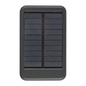 Solar Powerbank aus Metall mit 4.000 mAh Speicherk